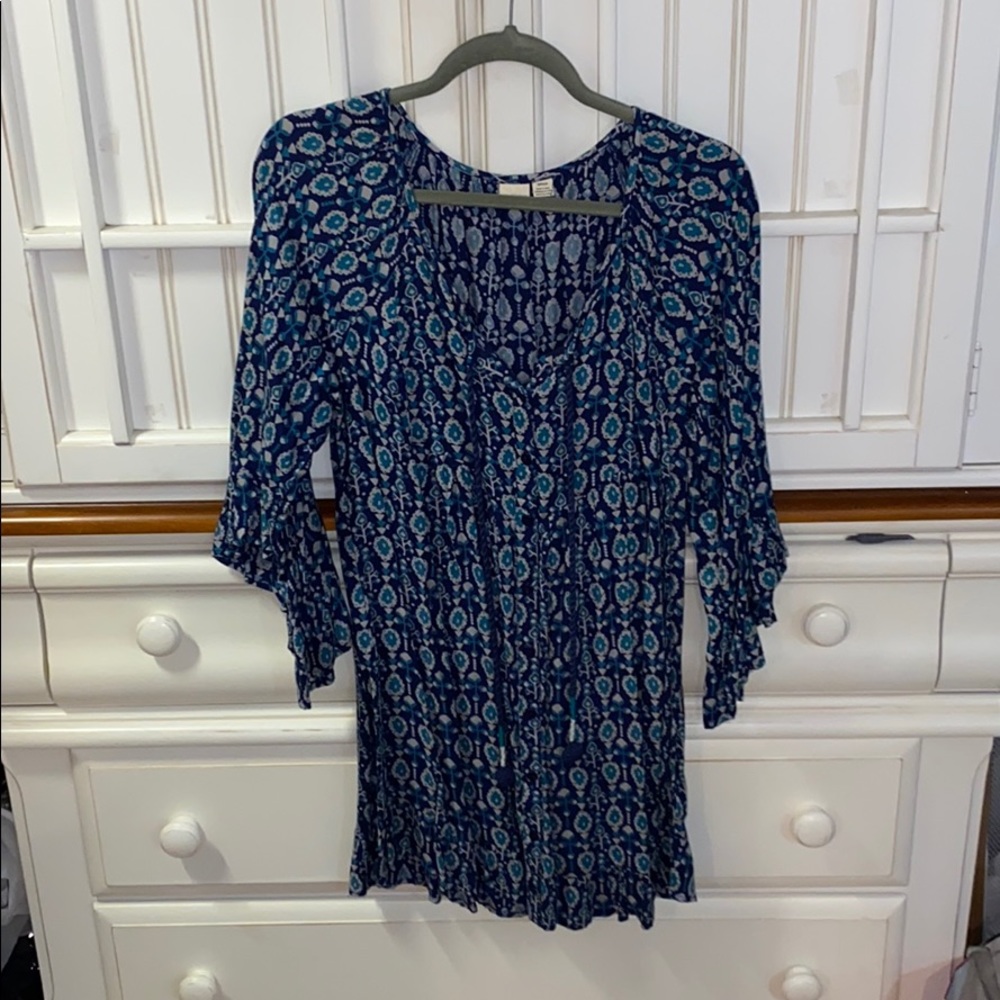Rosy blue sundress